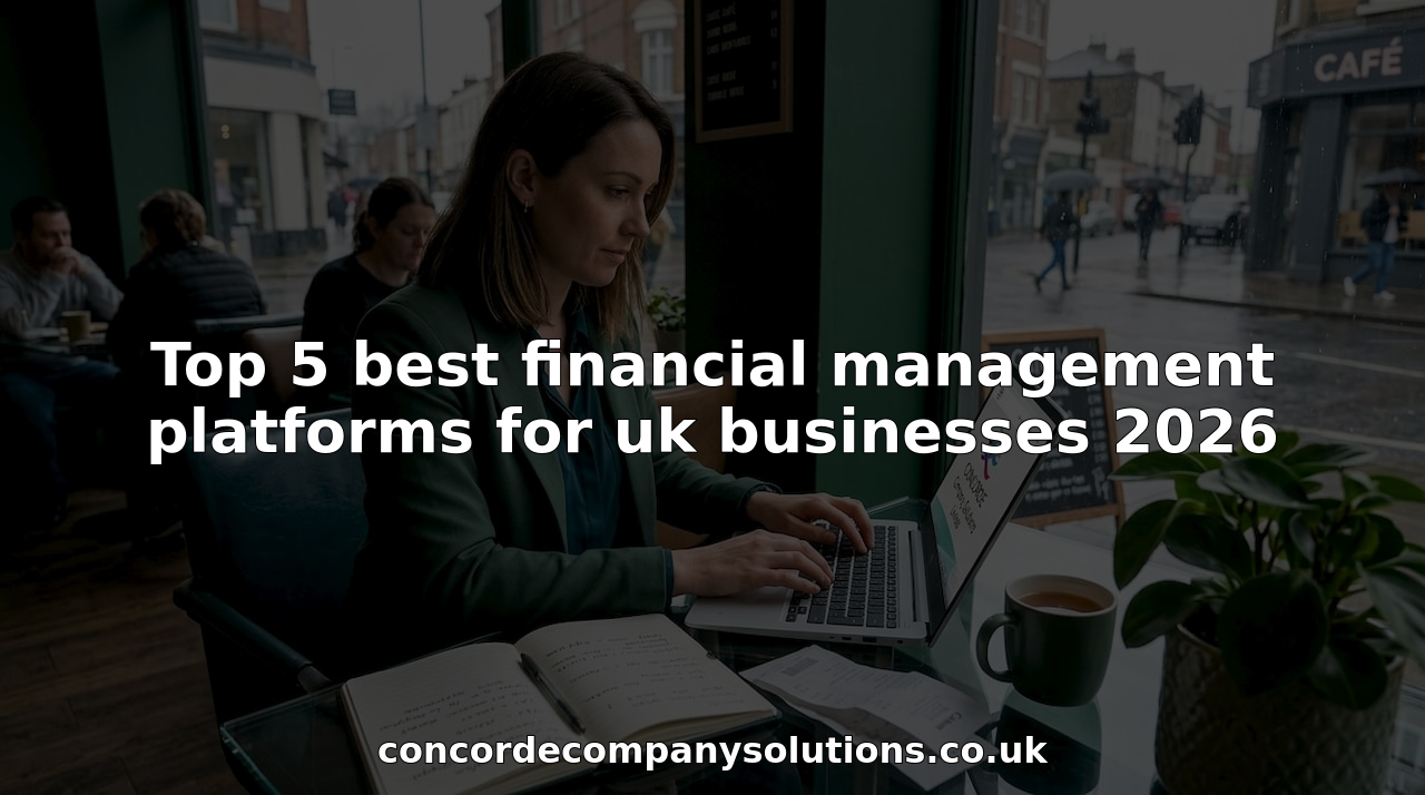 Businesswoman managing finances at open-plan office desk