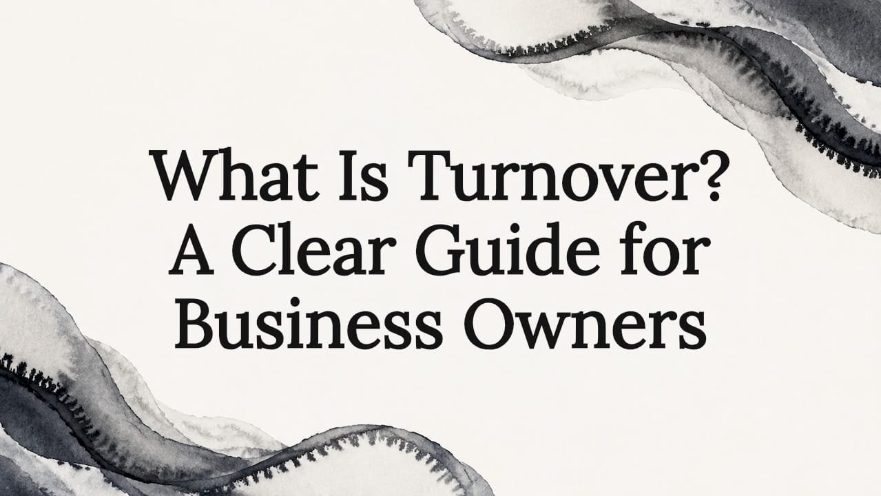 Decorative title card for turnover article