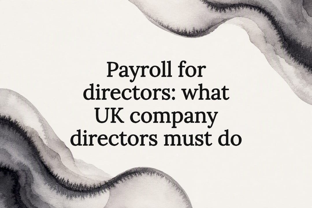 Decorative editorial title card illustration