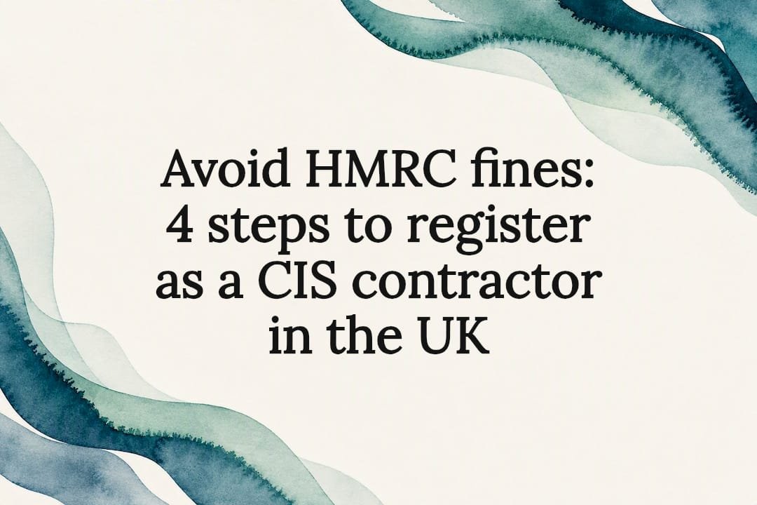 Decorative CIS registration title card