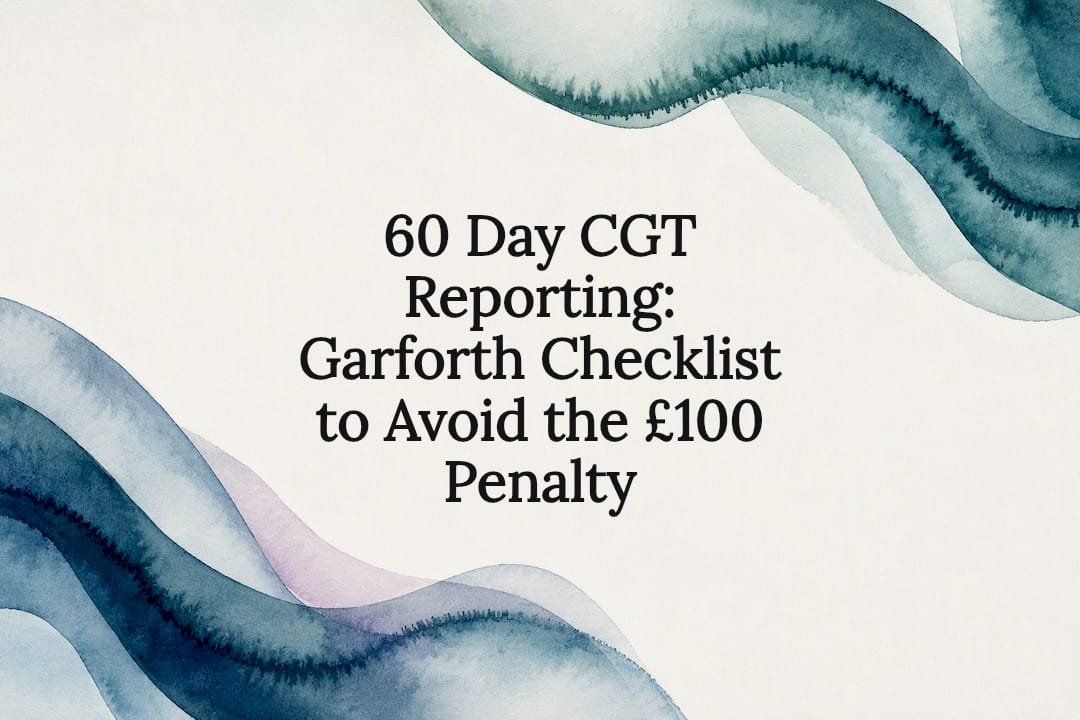Decorative CGT reporting title card